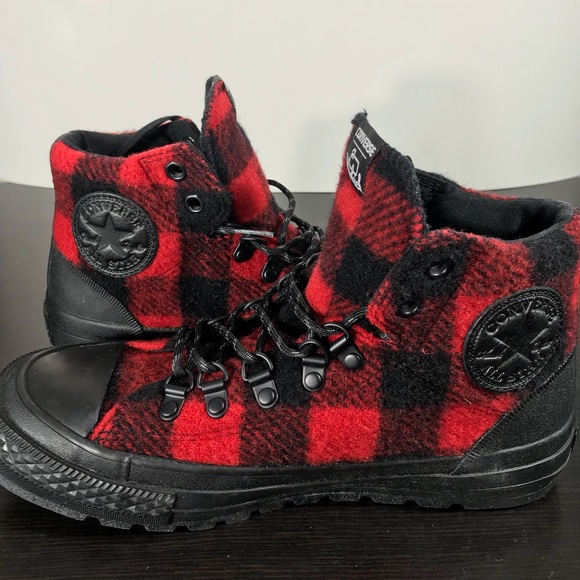 Converse Shoes - Converse Red Woolrich All Star Chuck Taylor 6/7.5